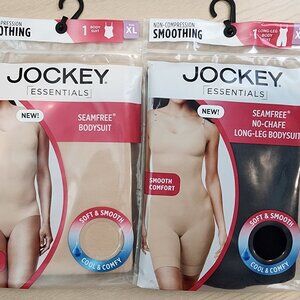 XL Jockey Shapewear Bodysuit Black Nude